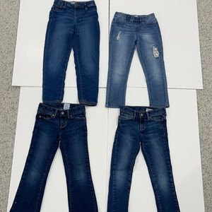 GIRLS SIZE 6/6X  Bundle 4 pairs jeans all Sonoma